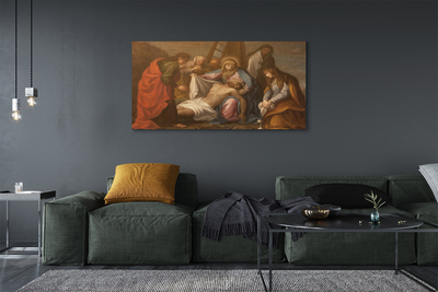 Schilderij op canvas Gekruisigd jezus