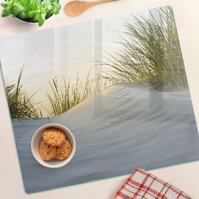Glazen snijplanken Groen gras tegen de lucht