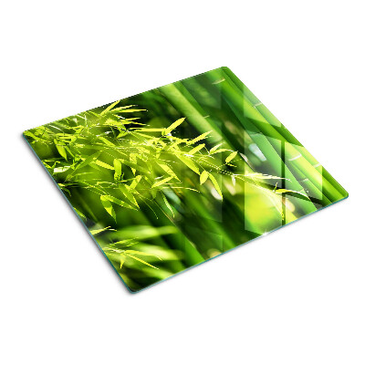 Glazen snijplanken Bamboebladeren en groen blad