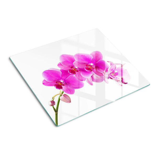 Snijplanken glas Orchideeën in tinten roze