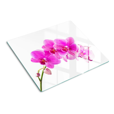 Snijplanken glas Orchideeën in tinten roze