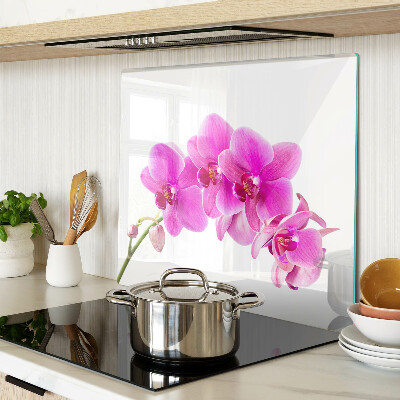Snijplanken glas Orchideeën in tinten roze