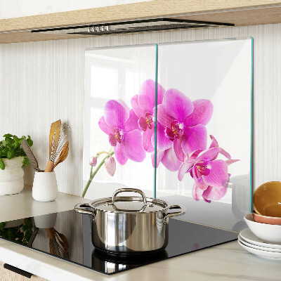 Snijplanken glas Orchideeën in tinten roze