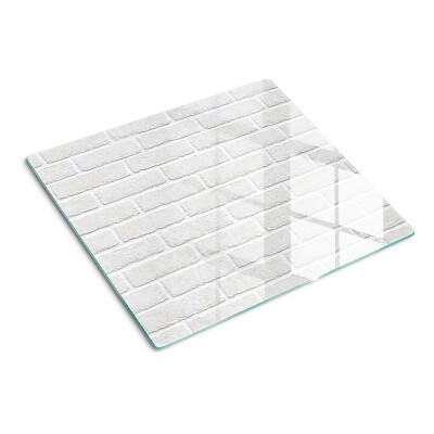 Glazen snijplanken Bakstenen muur