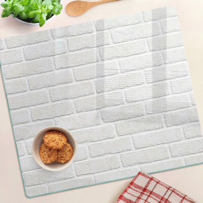 Glazen snijplanken Bakstenen muur