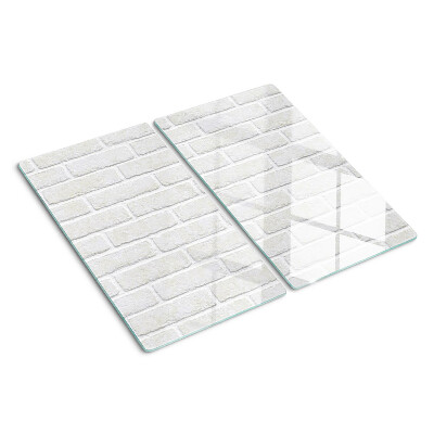 Glazen snijplanken Bakstenen muur