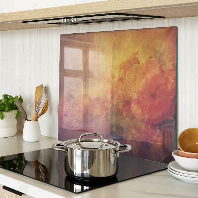 Snijplanken glas Bloemenmotief in pastelkleuren