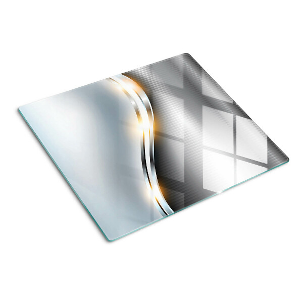 Snijplanken glas Abstract patroon met lijnen