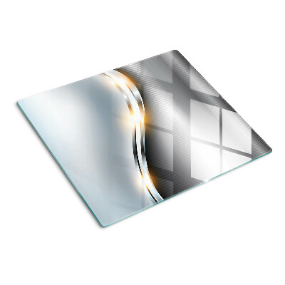 Snijplanken glas Abstract patroon met lijnen
