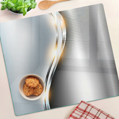 Snijplanken glas Abstract patroon met lijnen