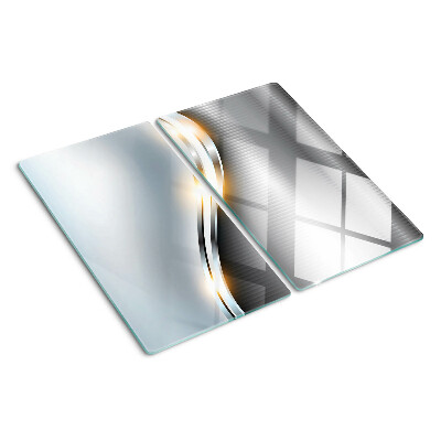 Snijplanken glas Abstract patroon met lijnen