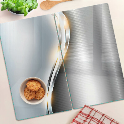 Snijplanken glas Abstract patroon met lijnen