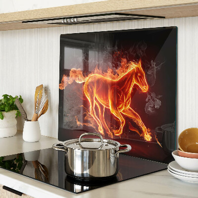 Snijplanken glas Brandend paard