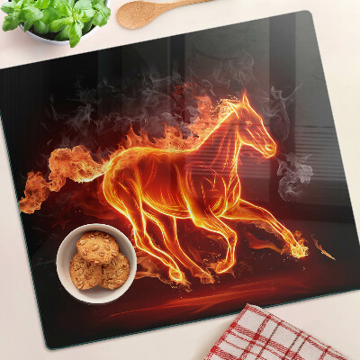 Snijplanken glas Brandend paard
