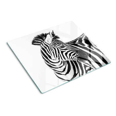 Snijplanken glas Zebra met zwart-witte strepen