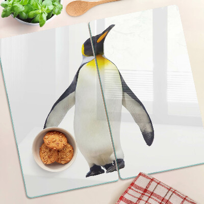 Snijplanken glas Pinguïn op het ijs