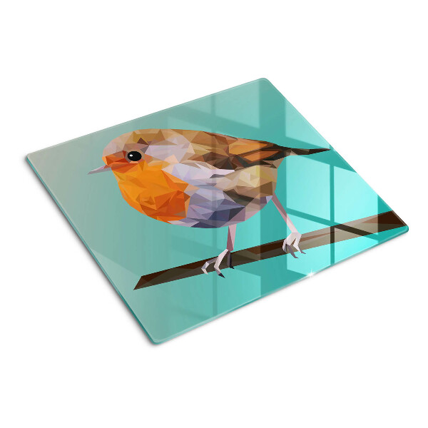 Snijplanken glas Laag poly vogel