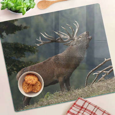 Glazen snijplanken Hert in zijn natuurlijke habitat