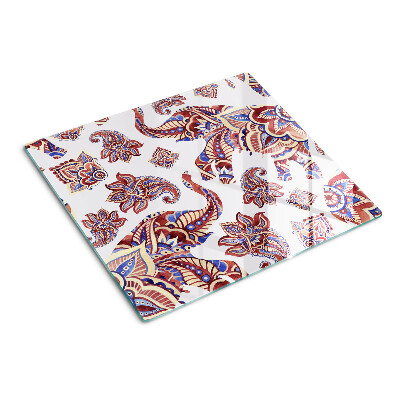Glazen snijplanken Paisleypatroon met bloemen