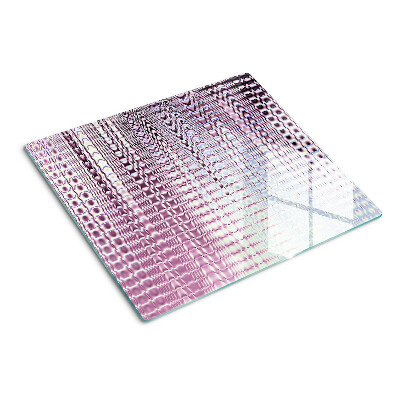Snijplanken glas Golven in tinten roze