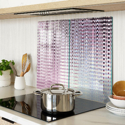 Snijplanken glas Golven in tinten roze