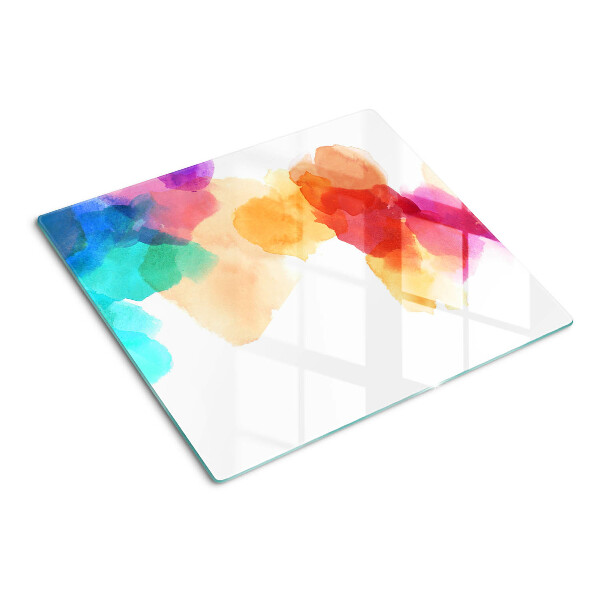 Glazen snijplanken Kleurrijke aquarelvlekken