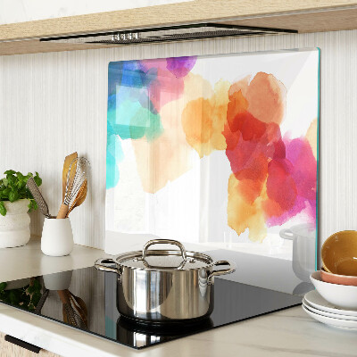 Glazen snijplanken Kleurrijke aquarelvlekken