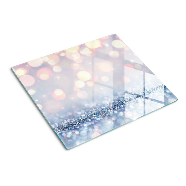Snijplanken glas Fonkelende lichten met diamantaccent