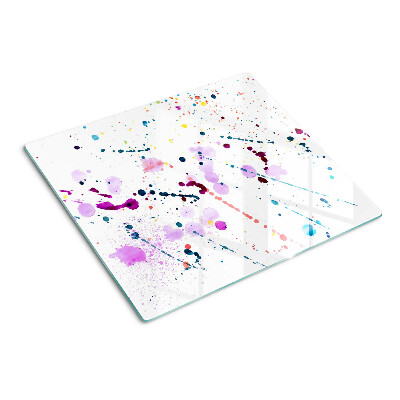 Snijplanken glas Abstracte stijl verfspatten