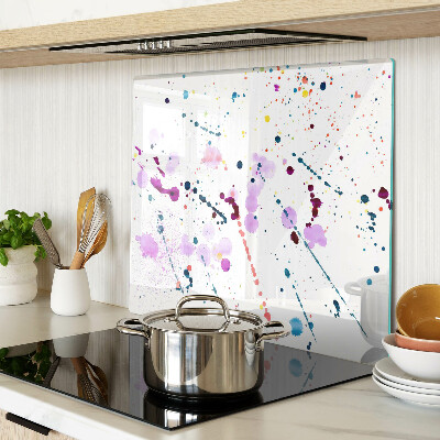 Snijplanken glas Abstracte stijl verfspatten