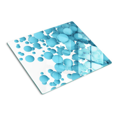 Glazen snijplanken Bubbels in tinten blauw