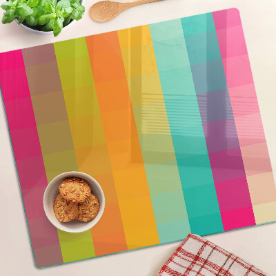 Glazen snijplanken Kleurrijke geometrie met gradiënt