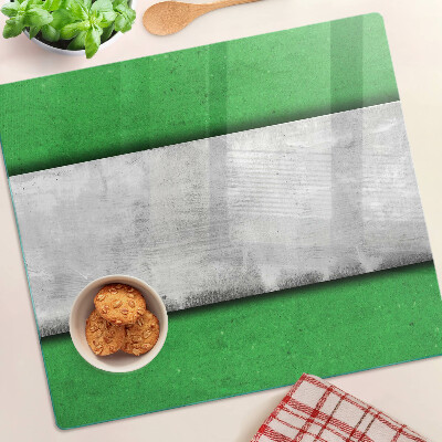 Glazen snijplanken Groene en grijze lijnen