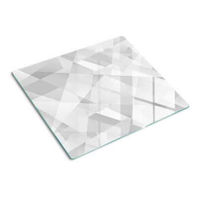 Snijplanken glas Geometrie in grijstinten