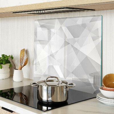 Snijplanken glas Geometrie in grijstinten