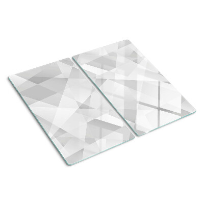 Snijplanken glas Geometrie in grijstinten