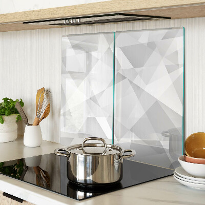 Snijplanken glas Geometrie in grijstinten