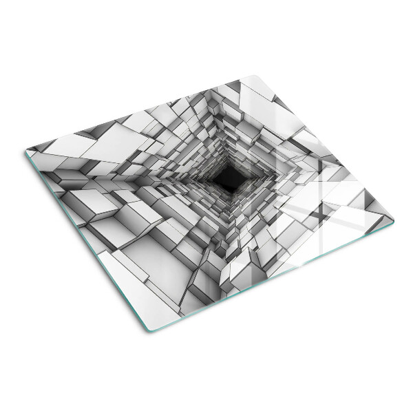 Snijplanken glas 3D Kubus Doolhof