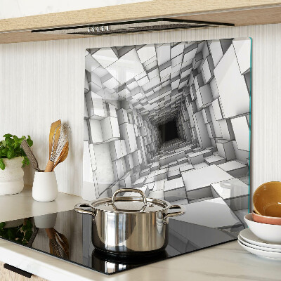 Snijplanken glas 3D Kubus Doolhof