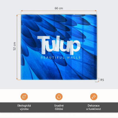 Glazen snijplanken 3D-tunnel met diepte-effect