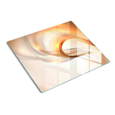 Snijplanken glas Lichtgolven in tinten goud