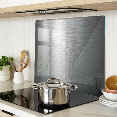 Snijplanken glas Geborsteld staal met metallic effect