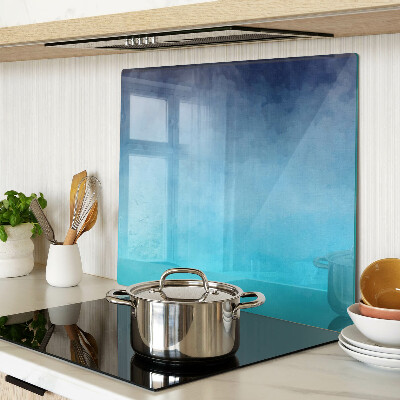 Glazen snijplanken Transparante mist in tinten blauw