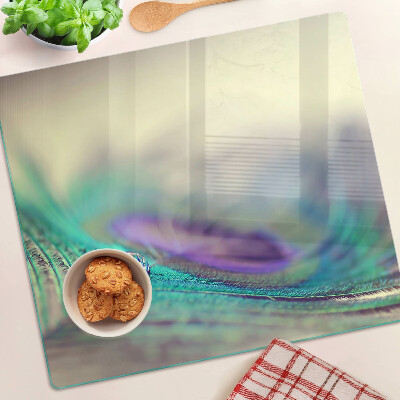 Snijplanken glas Een druppel op een blad