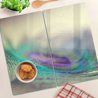 Snijplanken glas Een druppel op een blad