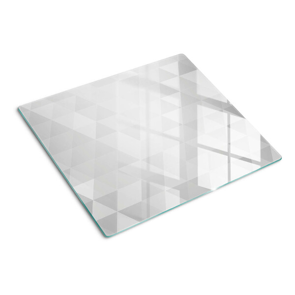Glazen snijplanken Geometrische patronen in grijstinten