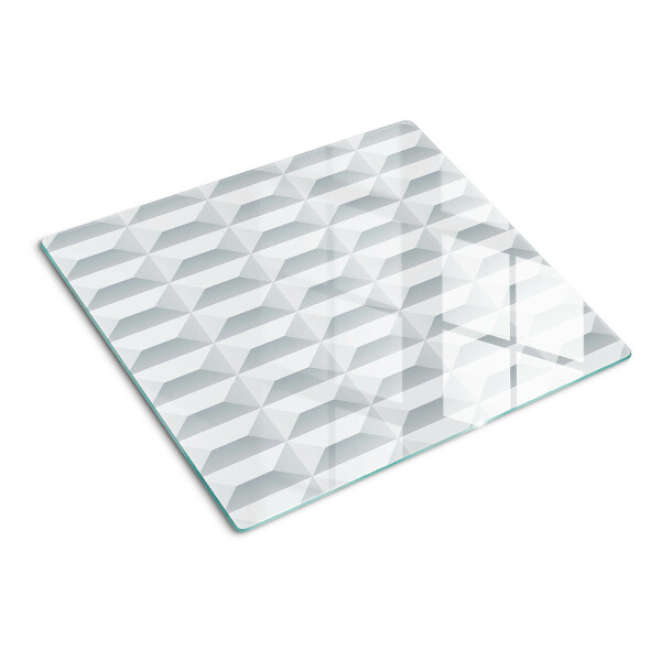 Glazen snijplanken 3D Kubus Geometrie