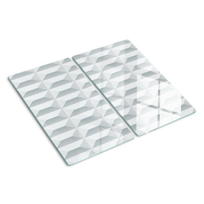 Glazen snijplanken 3D Kubus Geometrie