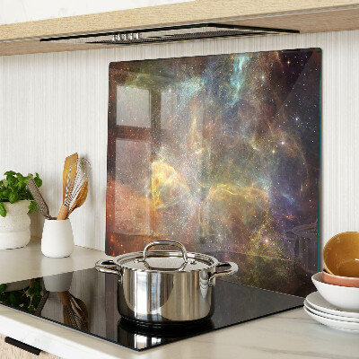 Snijplanken glas Kosmisch galactisch landschap