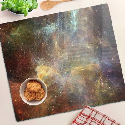 Snijplanken glas Kosmisch galactisch landschap